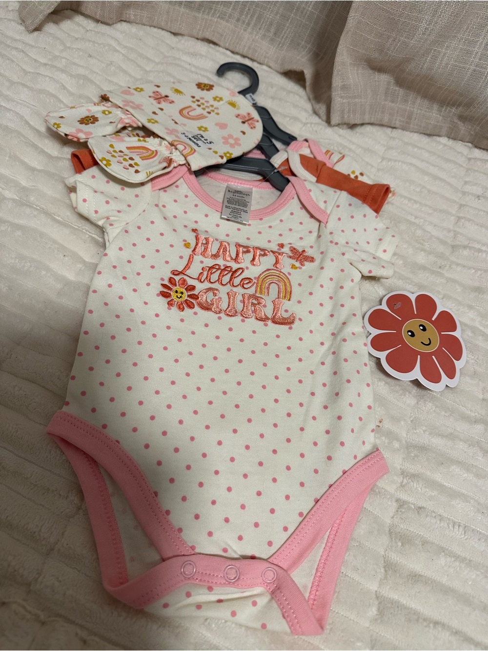 Little Beginnings - Baby Bodysuit 5 Piece Set